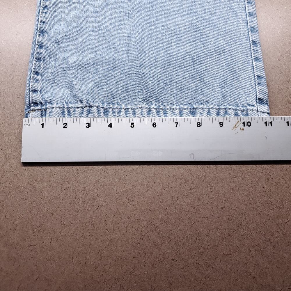 Cotton:On Relaxed Wide Leg Jeans 100% Cotton Denim Women 6 Light Blue Skater 90s - Picture 9 of 13